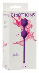 Вагинальные шарики Emotions Foxy Purple - фиолетовый