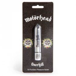 Вибропуля Motorhead Overkilll 10 режимов - серебристый