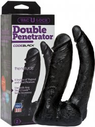 Насадка-фаллоимитатор Double Penetrator для двойного проникновения – черный
