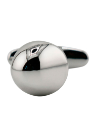 Изогнутая алюминиевая анальная пробка для ношения Small