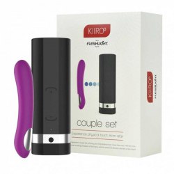 Интерактивный набор Kiiroo: мастурбатор Onyx 2 + вибратор Pearl – фиолетовый