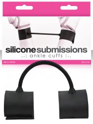 Наножники силиконовые Silicone Submissions Ankle Cuffs – черные