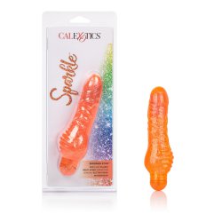 Блестящий вибратор Calexotics Sparkle™ Shimmer Stud™- оранжевый