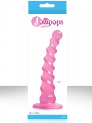 Анальный стимулятор Jollipops Twisted – розовый
