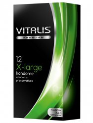 Презервативы Vitalis №12 X-large увеличенного размера