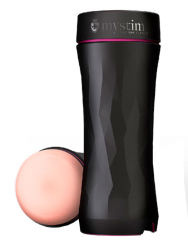 Реалистичный мастурбатор Mystim Opus E Anus, с электростимуляцией, 21,5 см, анус, телесный