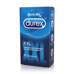 Презервативы Durex XXL увеличенного размера – 12 шт
