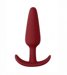 Анальная пробка для ношения Slim Butt Plug (Красная)