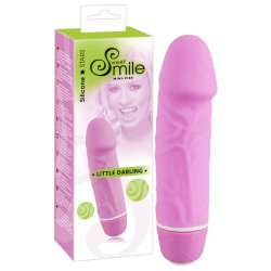 Реалистичный мини вибратор Smile Mini Little Darling - розовый