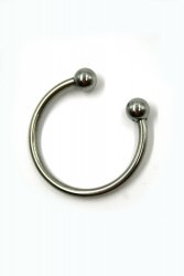 Металлическое кольцо для головки полового члена - Kanikule metal - серебристый	    