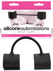Наручники силиконовые Silicone Submissions Wrist Cuffs – черные