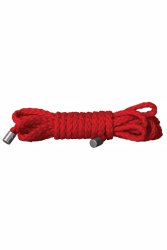 Веревка для связывания Kinbaku Mini Rope Red, 1.5 м.