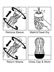 Нереалистичный мастурбатор Tenga Air-Tech Squeeze Gentle, 17 см, ТПЭ, белый