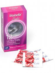 Презервативы Sitabella Light с возбуждающим эффектом особо тонкие – 12 шт