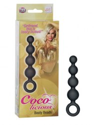 Анальная елочка Coco Licious Booty Beads – черный