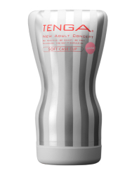Нереалистичный мастурбатор Tenga Soft Case Cup Gentle, 15,5 см, ТПЭ, белый