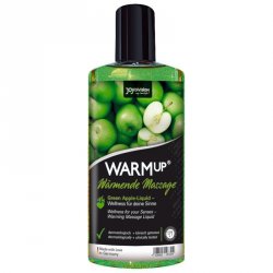 Съедобное разогревающее массажное масло WARMup Зеленое Яблоко - 150 мл