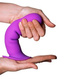 Гибкий вибратор Adrien lastic Hitsens 3, 10 режимов, 18,2 см, фиолетовый