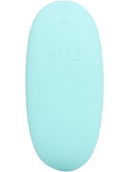 Тройной вибратор Breezy Blue, с пультом Д/У, 11,4 см, 10 скоростей, голубой