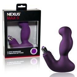 Вибромассажер простаты Nexus Max 5 со съемной вибропулей - пурпурный