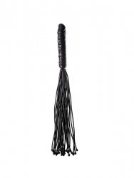 Плеть с шариками Sitabella Ракета с рукоятью в форме фаллоса – черный