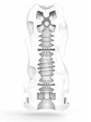 Нереалистичный мастурбатор Tenga, 15,5 см, ТПЭ, красный