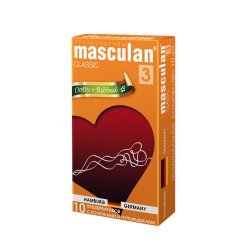 Презервативы Masculan 3 Classic с колечками и пупырышками 10 шт