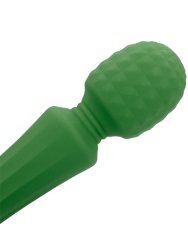Мощный вибратор WAND - Green Mumba, 20,5 см, 10 скоростей, силикон, зеленый