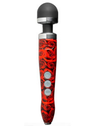 Мощный вибратор Doxy Die Cast 3R, 28 см, силикон, принт Розы