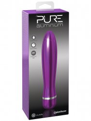 Вибромассажер Pure Aluminium Large Purple – фиолетовый