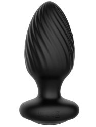 Крупная анальная вибровтулка Nexus Tornado Extra Large с функцией вращения, 9,8см, размер XL, черная