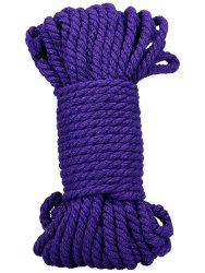 Натуральная веревка для связывания Doc Johnson Merci Bind & Tie, 15,24 м, фиолетовая