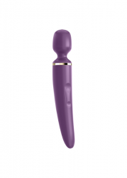 Вибратор Satisfyer Wand-er Woman (фиолетовый): 34 см, 50 режимов вибрации, АБС/силикон