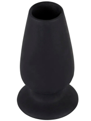 Анальная пробка-тоннель Lust Tunnel Plug, 11 см, силикон, черный