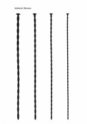 Набор из четырех стимуляторов уретры (струн) Spiral Screw Plug Set