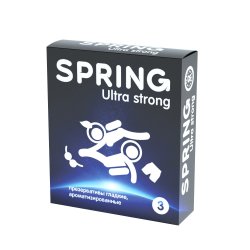 Презервативы SPRING™ Ultra Strong, 3 шт./уп. (ультра-прочные)