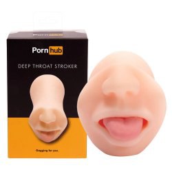 Мастурбатор-ротик Pornhub Deep Throat Stroker - телесный