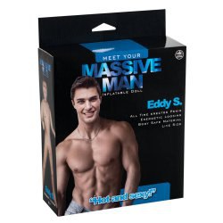 Надувная секс-кукла Massive Man Eddy S - телесный