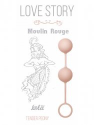 Вагинальные шарики Moulin Rouge со смещенным центром тяжести – розовый