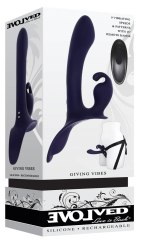 Страпон с вибрацией Giving Vibes