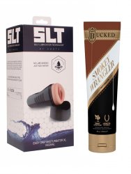 Ароматизированный косметический крем для мастурбации Bucked Smokey Wrangler - 120 мл. и Мастурбатор Self Lubrication Easy Grip Masturbator XL Vaginal - Flesh
