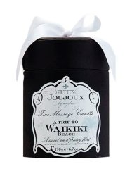 Массажная свеча Petits JouJoux Waikiki Beach пина колада, на основе натуральных компонентов, 190 гр