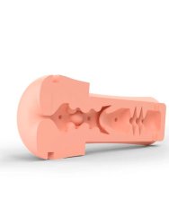 Реалистичный мастурбатор Mystim Opus E Anus, с электростимуляцией, 21,5 см, анус, телесный