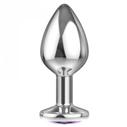Анальная пробка Diamond Purple Sparkle Large 4010-05Lola