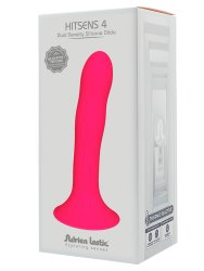 Нереалистичный фаллоимитатор Adrien lastic Hitsens 4, 17,5 см, силикон, розовый
