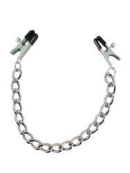 Элегантные зажимы на соски Orion Kette mit Klemmen, 43,5 см, металл, серебристый