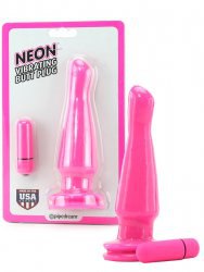 Анальный вибро-плаг Neon Vibrating Butt Plug – розовый
