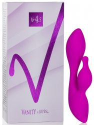 Вибромассажер со стимулятором клитора Vanity Vr4.5 перезаряжаемый – фиолетовый