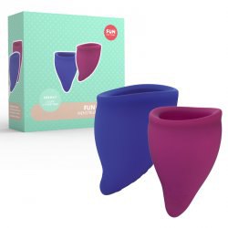 Менструальные чаши Fun Cup размер В (30 мл) – виноград/синий