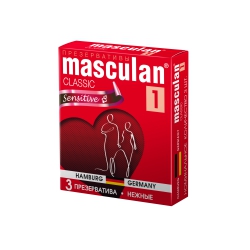 Презервативы Masculan 1 Classic нежные 3 шт
